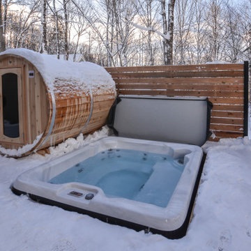 Ushuaia Pod Sauna and Jacuzzi by Lofty Pods