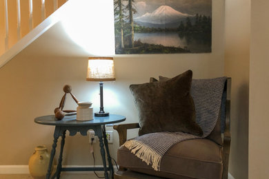 Inspiration for a rustic home design remodel in Seattle