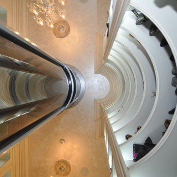 Wood Dressing Room with Pneumatic Vacuum Elevator