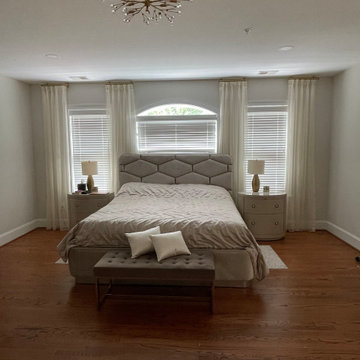 Master bedroom sheers