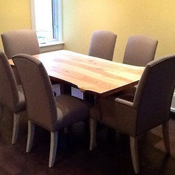 Live Edge Ash Table - Dining Tables