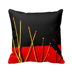 "Bike Wheel One" JTG Art Pillow - Decorative Pillows