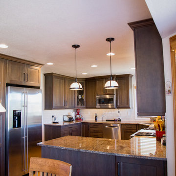 Warm Wood Tone Kitchen