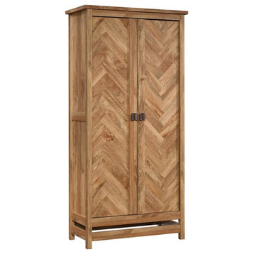 Pemberly Row Mid-Century Storage Cabinet in Sindoori Mango