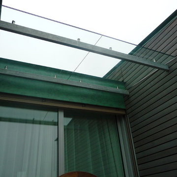 Pensiline in vetro temperato stratificato