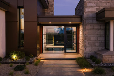 Minimalist entryway photo in Other