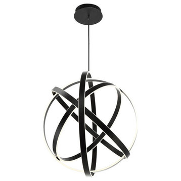 Modern Forms Kinetic 2" Contemporary Chandelier in Black