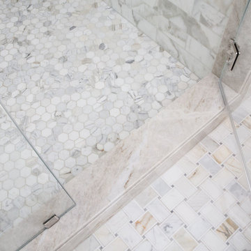 Large Master Bathroom with Free Standing Tub
