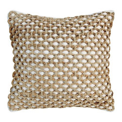 Jada White Decorative Pillow - Decorative Pillows