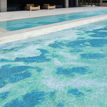 Aqua Hurricane | Glass Mosaic | PIXL Mist Collection