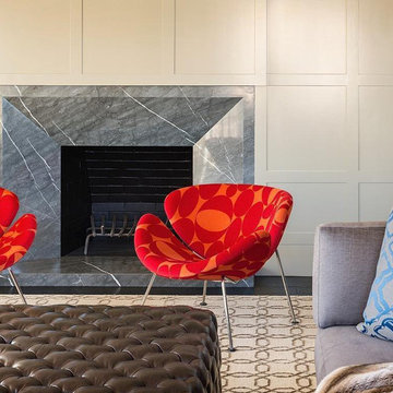 High Rise Full Condo Remodel - Living Room (Nob Hill)