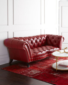 Which Red Leather Sofa Is Better For An