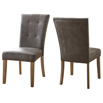 Debby Side Chairs, Set of 2, Gray