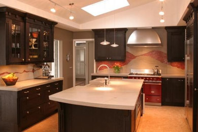 Contemporary kitchen in Tampa.