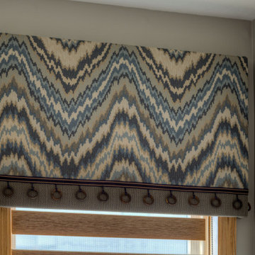 West Omaha Basement Custom Window Treatment