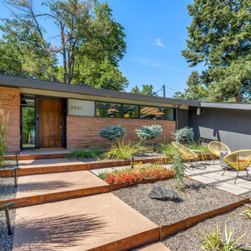 CO Mid-Century Modern Home with NanaWall Folding Glass Walls