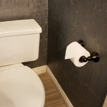 Las Vegas Cork Metallic Wallpaper Installation Summerlin