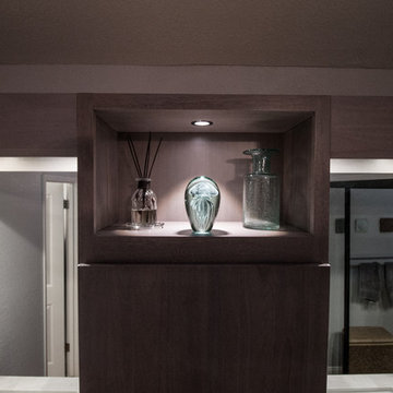 Lyptus Slate and Driftwood / Ebony & London Grey