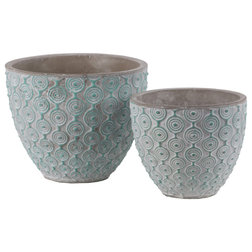 Farmhouse Indoor Pots And Planters by Urban Trends Collection