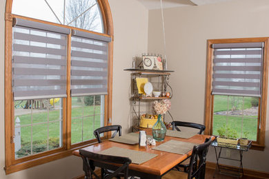 Dining room - transitional dining room idea in Cleveland