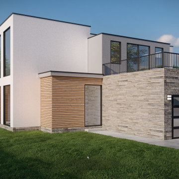 Exterior Design - Modern House in Burlingame