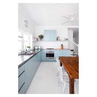 Blue Kitchen - Beach Style - Kitchen - Sydney - by Improva | Houzz