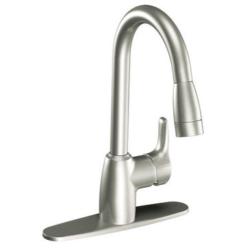 Baystone Pull-Out Spray Kitchen Faucet, Duralock Technology/Optional Escutcheon