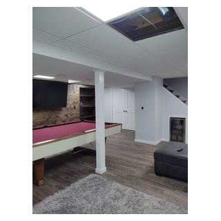 Basement Remodel - Webster, NY - Modern - Basement - New York - by JS ...