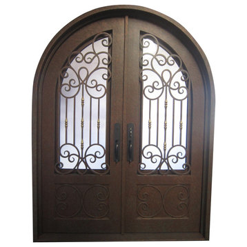 Wrought Iron Double Door