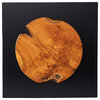 Abstract Round Wood Decor, 17''