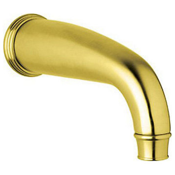 Rohl Perrin and Rowe 8-In Non-Diverter Tub Spout, English Gold