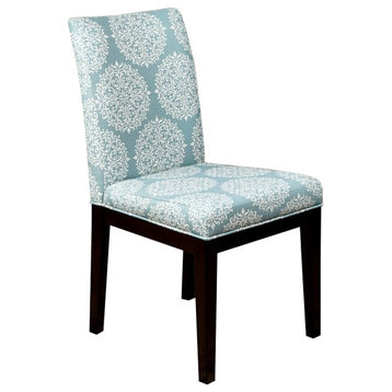 Dakota Parsons Chair in Gabrielle Sky Blue Fabric