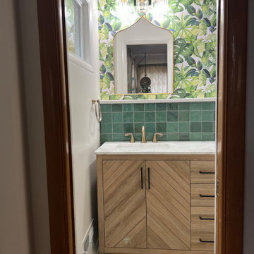Colorful Bathroom Creation