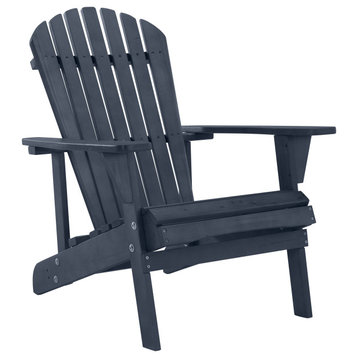 Saint Birch Adirondack Wooden Chair, Red