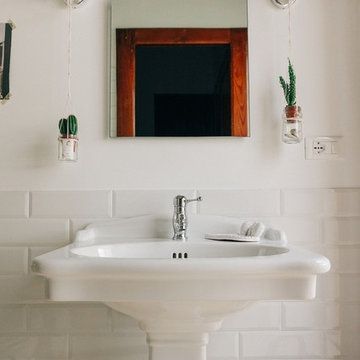 Bagno moderno in stile rétro