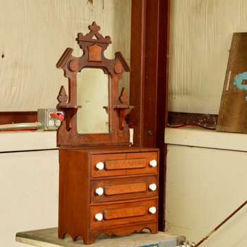 Victorian Salesman Sample Miniature Dresser with Mirror, Patented 1874