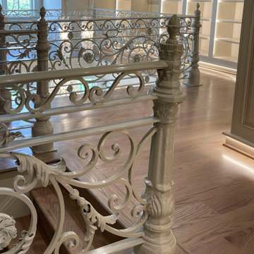 Project #104 | Curved Staircases in French Inspired Mansion