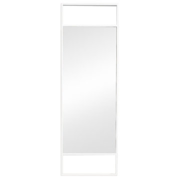 Mattox Shelf Mirror, White