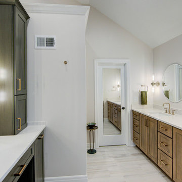 Primary Bathroom Remodel with Tub Removal & Shower Relocation
