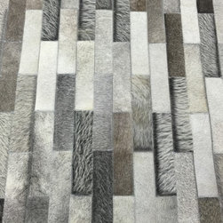 Retiro cowhide patchwork rug - Area Rugs
