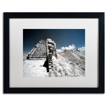 Philippe Hugonnard 'White Wall' Art, Black Frame, White Matte, 20"x16"