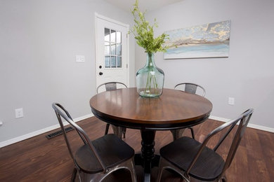 Example of a minimalist dining room design in Oklahoma City