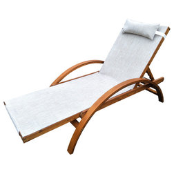Transitional Outdoor Chaise Lounges by Leisure Season Ltd.