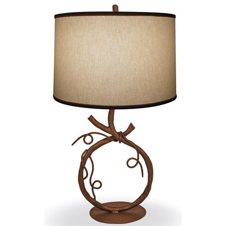 Wrought Iron San Saba Table Lamp