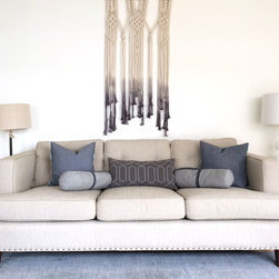 Dip Dyed Modern Boho Macrame Wall Hanging - Tapestries