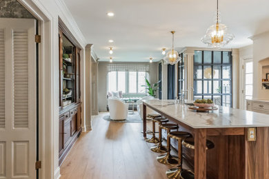 Transitional kitchen photo in Cleveland
