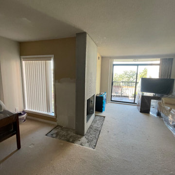 Fireplace redesign.