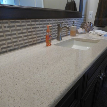 Cambria Darlington Kitchen & Coswell Cream Vanity