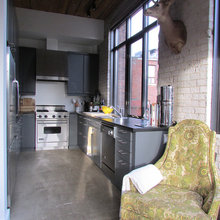 charcoal gray kitchen