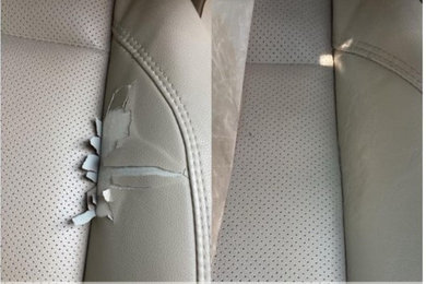 Driver Seat Shredded Repaired Germantown MD